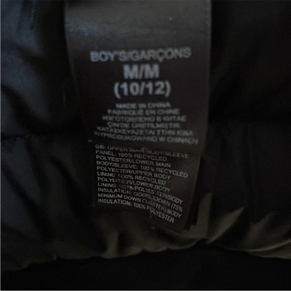 THE NORTH FACE BOYS JACKET BLACK WITH BLUE SIZE M AGE 10 - 12 - Picture 9 of 10